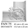 detal FAN 75  - naroznik do fasety FA 75